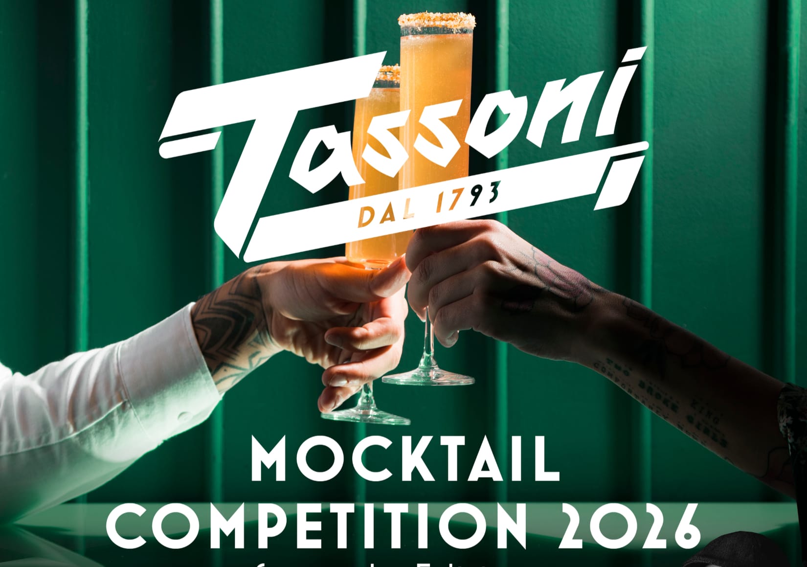 Tassoni Mocktail Competition 2026. Al via la seconda edizione